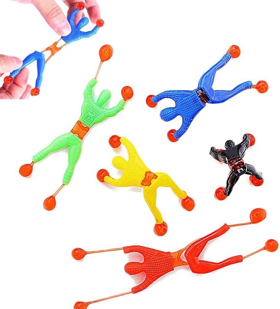 AF Hot Wholesale Funny Toys Sticky Wall Climbing Spider Men Toy for Kids Sticky Wall Climbing Men Sticky Toy for Kids