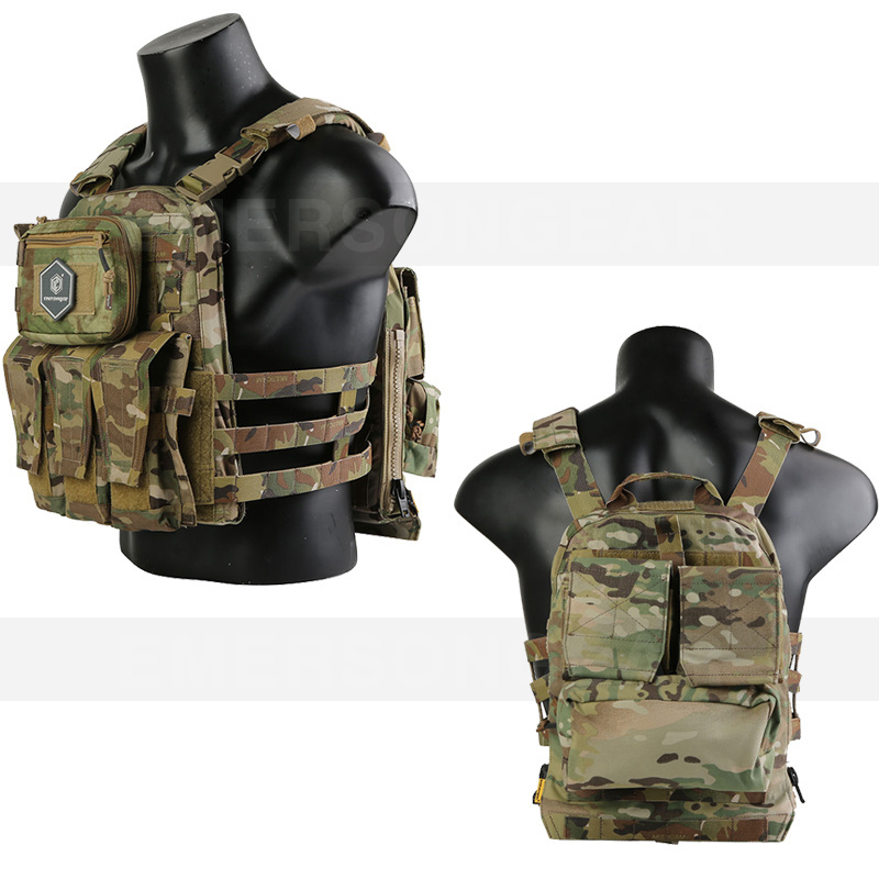 Emersongear 500D Cordura Nylon Multicam Plate Carrier Tactical Gear Tactical Combat Vest With CP Style Lightweight AVS Vest