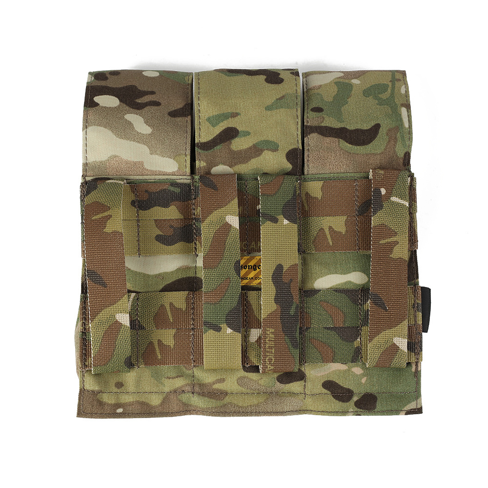 Emersongear 500D Cordura Nylon Camouflage Mag Pouch Multicam AK 7.62 Triple Tactical Gear Magazine Pouch With LBT Style