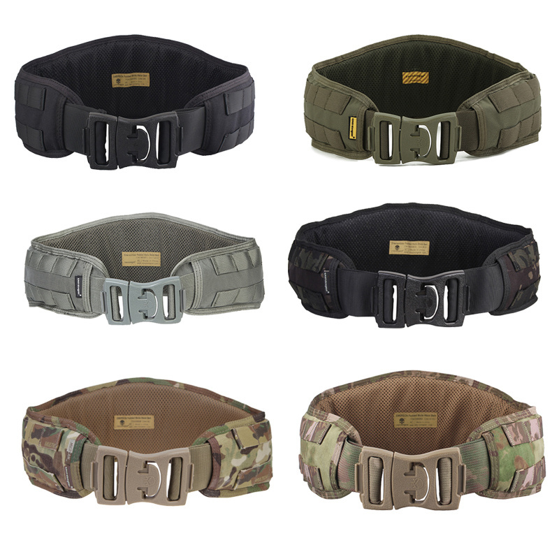 Emersongear 500D Cordura Nylon Multicam Tactical Duty Waist Belt Molle Camo Gun Utility Battle Belt Padded Tactical Combat Belt