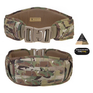 Emersongear 500D Cordura Nylon Multicam Tactical Duty Waist Belt Molle Camo Gun Utility Battle Belt Padded Tactical Combat Belt