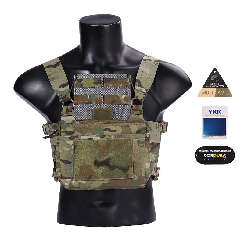 Emersongear 500D Cordura Nylon Multicam Adjustable Hunting Vest Tactical Combat Chest Vest Chest Rig for Men