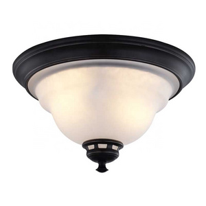 Traditional Led Ceiling Light frosted glass Oil Rubbed Bronze Ceiling Flush Mount modern chandelier