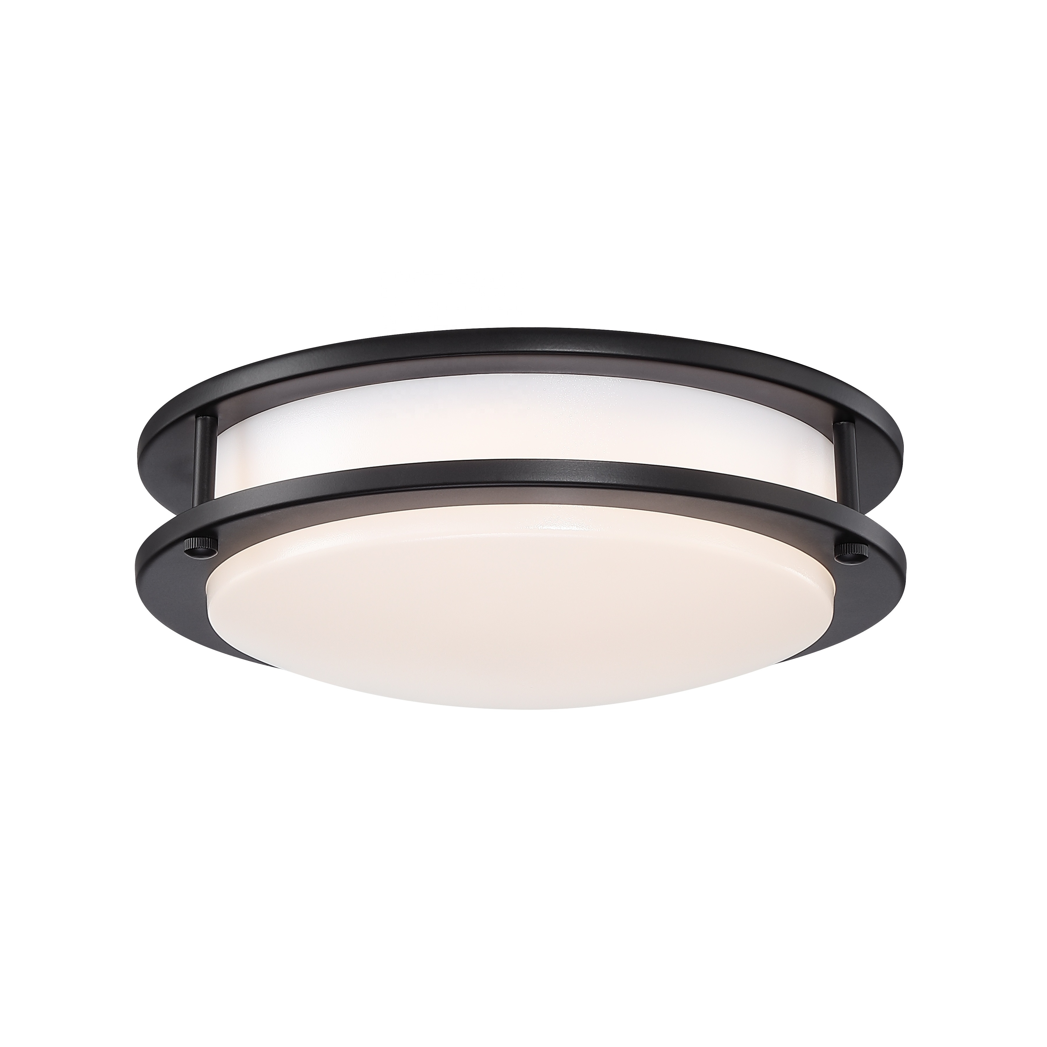 5CCT LED Ceiling light for home lighting fixtures flush mount plastic shade and bronze ceiling lights