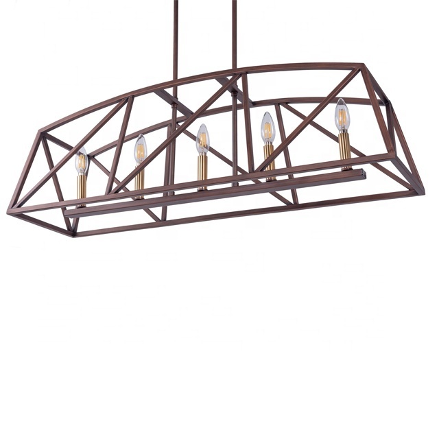 Farm house new design square Decorative pendant lights LED modern Chandelier for living room