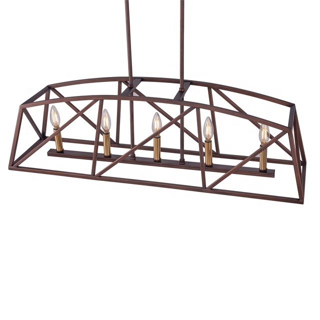 Farm house new design square Decorative pendant lights LED modern Chandelier for living room