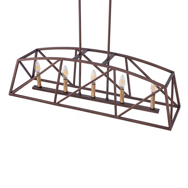 Farm house new design square Decorative pendant lights LED modern Chandelier for living room