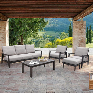 Modern commercial Patio garden  sofa outdoor furniture sets for hotel restaurant deck