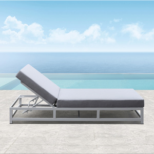 KT Aluminum outdoor Daybed outdoor sun lounge bed outdoor single  bed