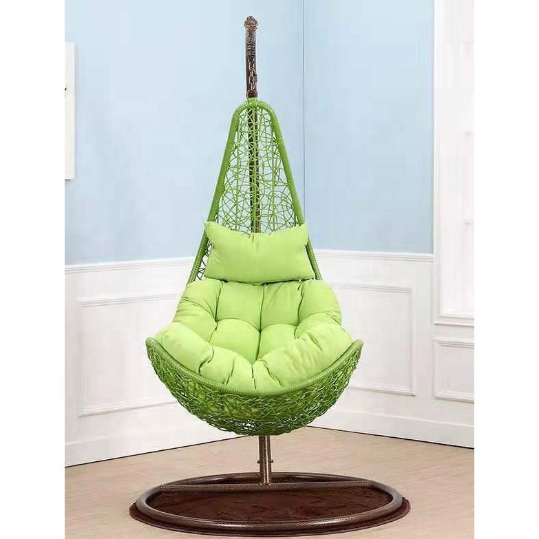 BHG-213 wholesale home and garden swing chair rattan double swing outdoor furniture hanging chair