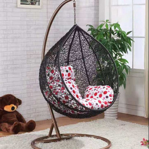 BHG-213 wholesale home and garden swing chair rattan double swing outdoor furniture hanging chair