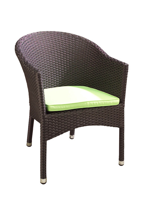 commercial outdoor patio dining wicker chair for hotel garden bistro