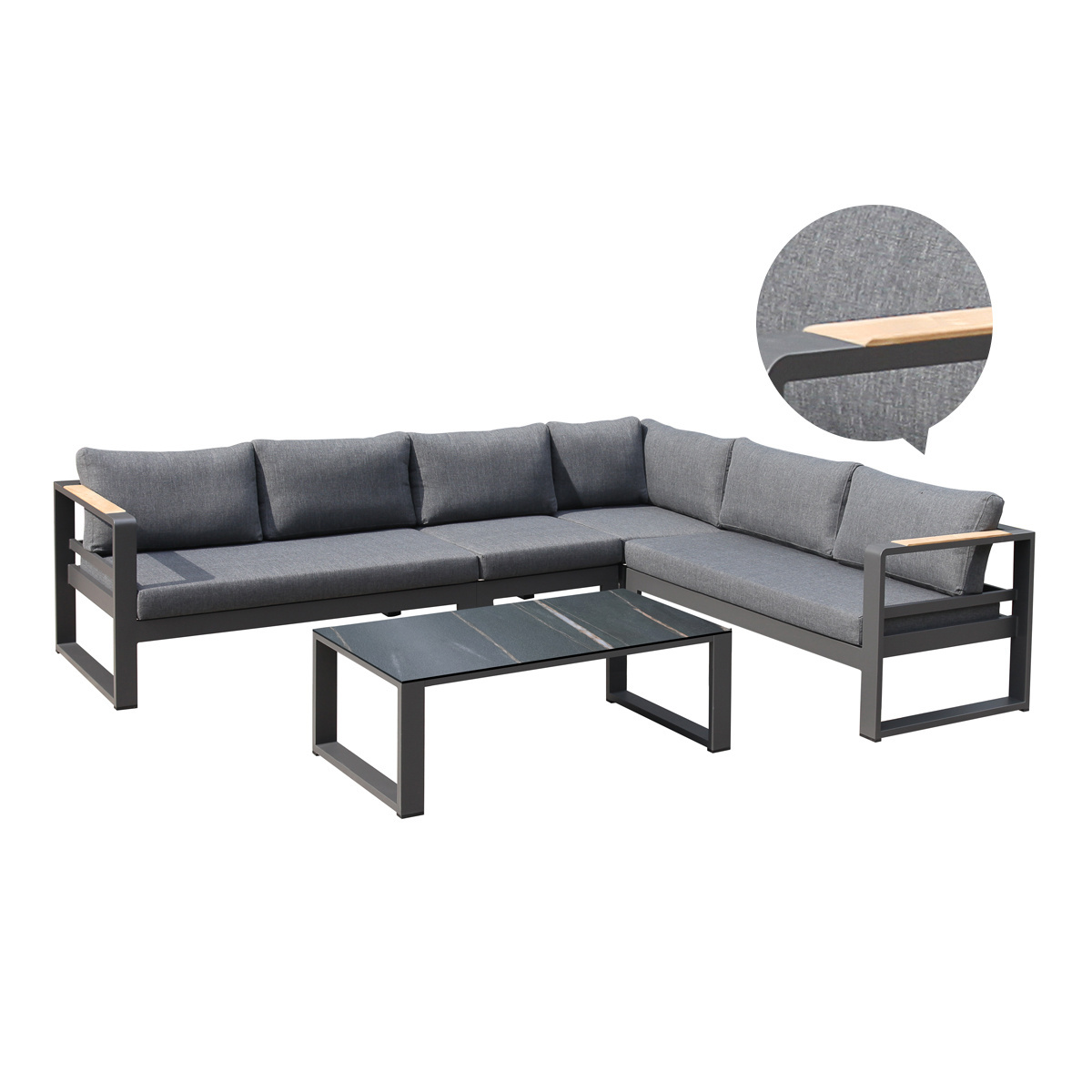 KT Modern commercial  Patio outdoor sectional  garden  sofa sets  lounge set  garden sets  for hotel