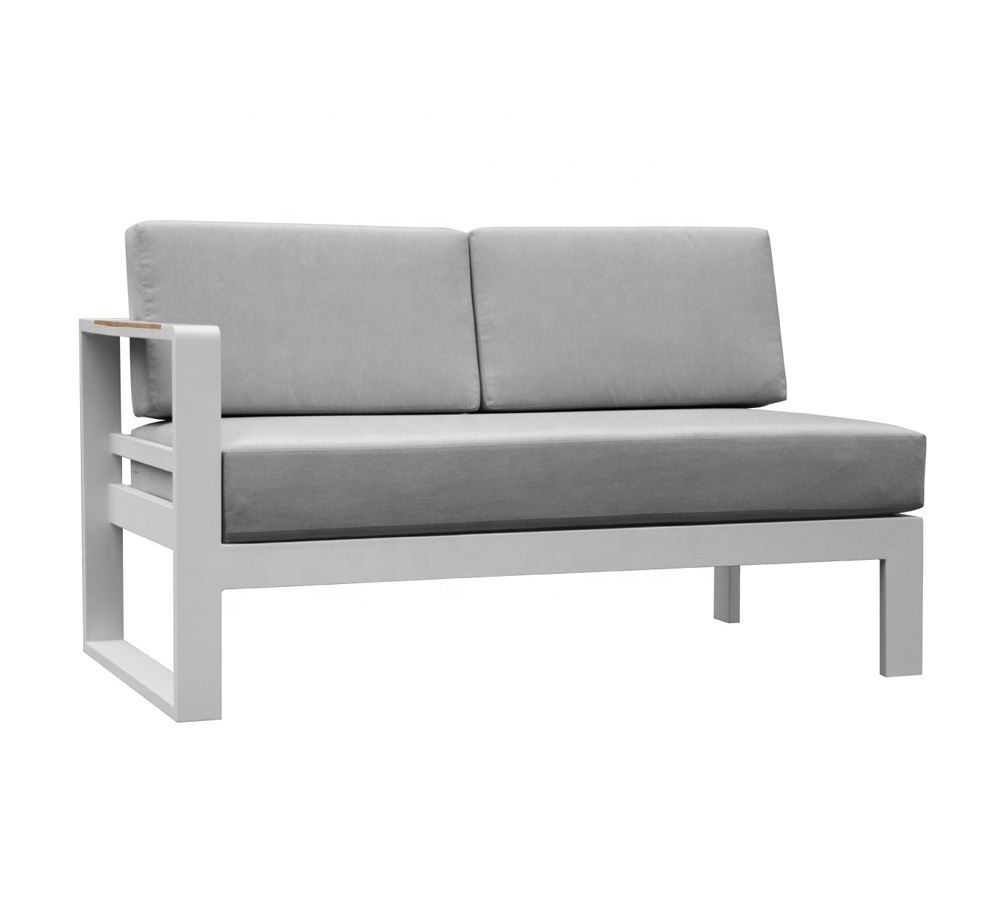 JBB3070 Modern Design aluminum sectionals sofa set luxury garden outdoor sofas for restaurant