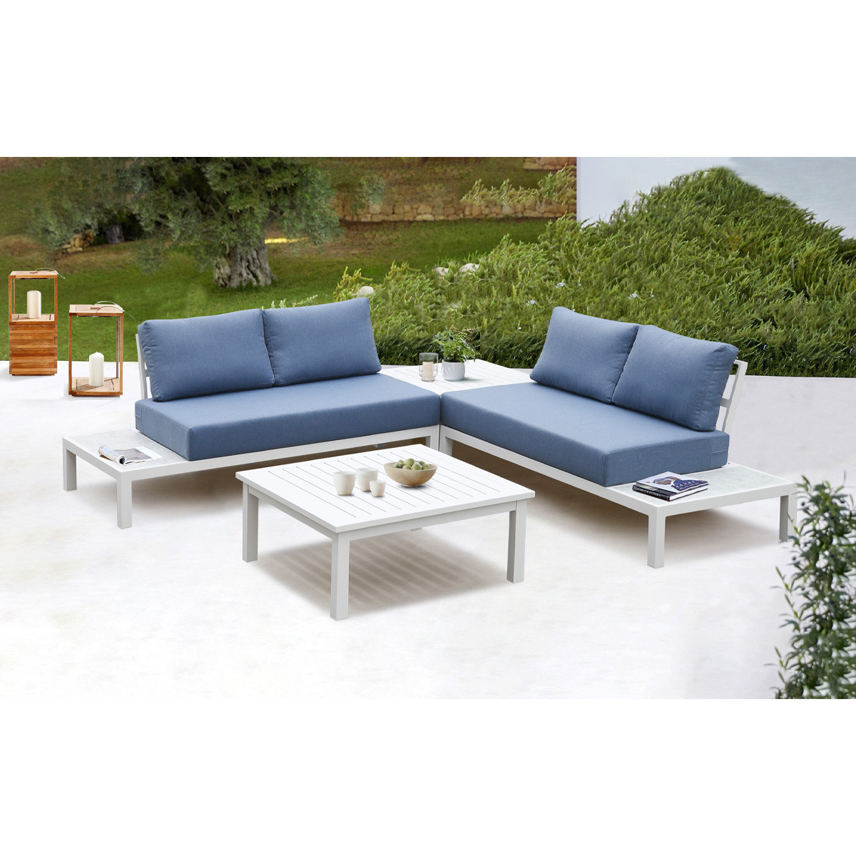 Modern commercial Patio outdoor garden  sofa sets  for hotel restaurant deck furniture