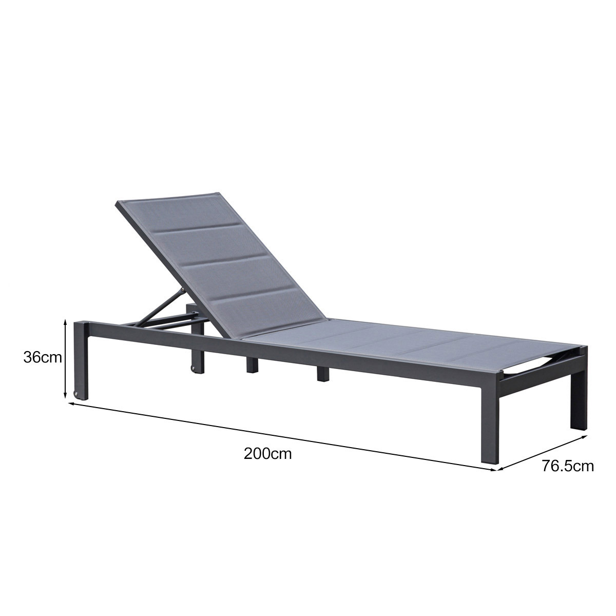 JN Outdoor Chaise Lounge Mesh pool furniture wholesale lounge chair outdoor sun lounger