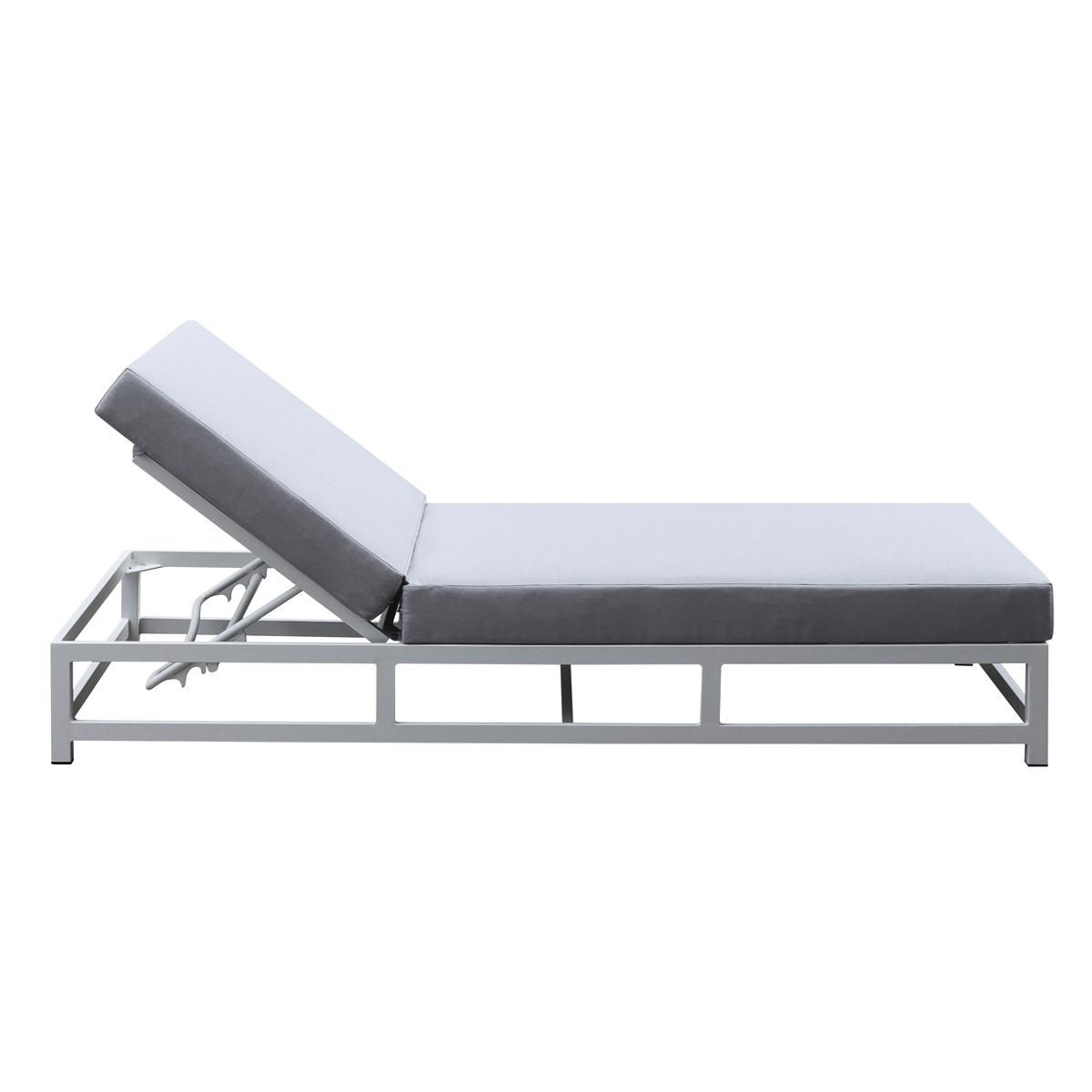 KT Aluminum outdoor Daybed outdoor sun lounge bed outdoor single  bed