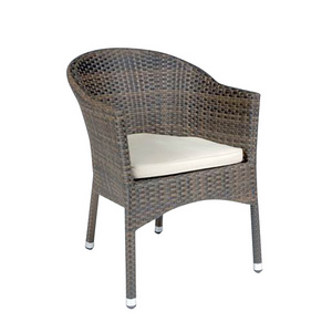 commercial outdoor patio dining wicker chair for hotel garden bistro