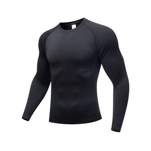 Factory price Men's Athletic Workout Shirt Water Sports Rash Guard Base Layer Long Sleeve Compression Shirts