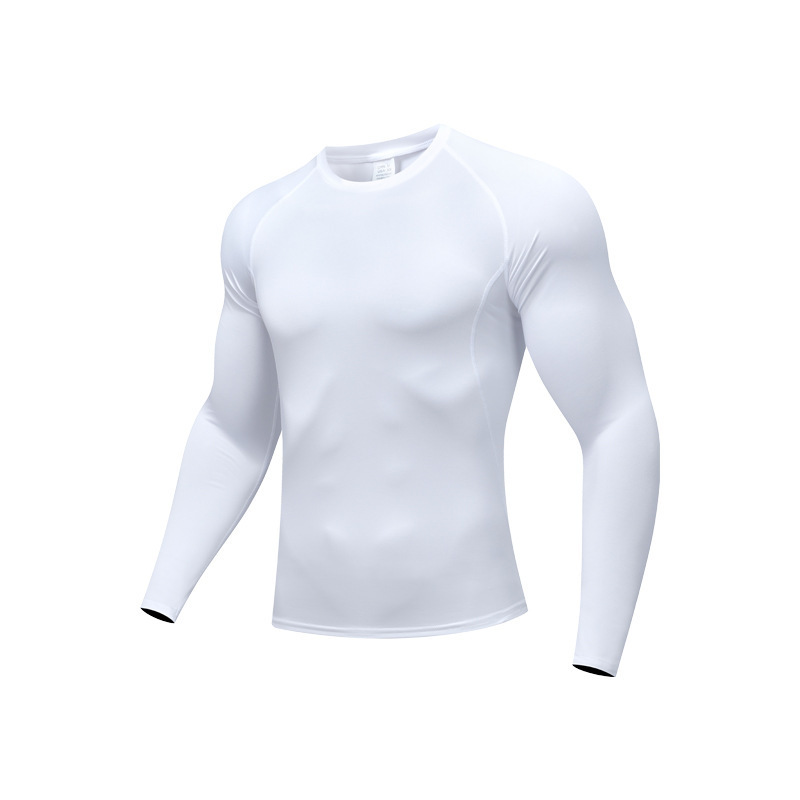 Factory price Men's Athletic Workout Shirt Water Sports Rash Guard Base Layer Long Sleeve Compression Shirts