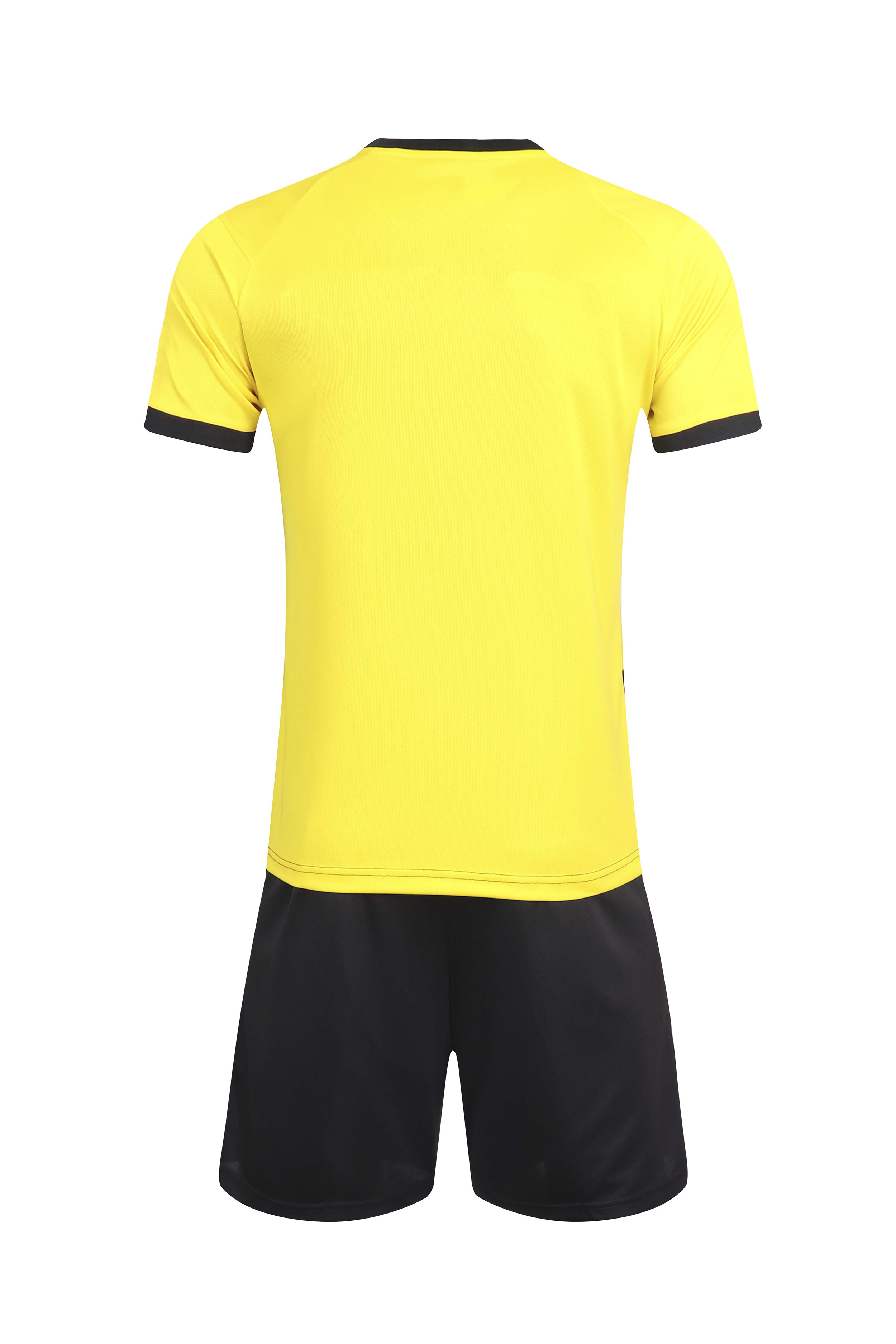 24-25 Light Plate Home Yellow Football Team Kits, Fan Kits, Spot Wholesale Football Training Set