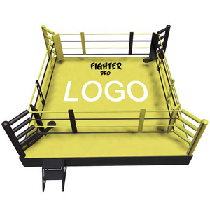 Customized Size Gym Floor Used Boxing Ring For Sale Professional Fighting Canvas Boxing Ring