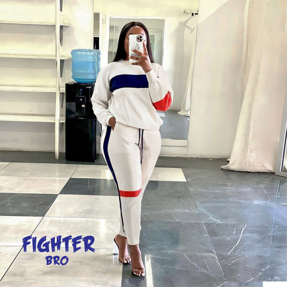 tracksuit for ladies latest design plain jogging sets two piece sweat suits women