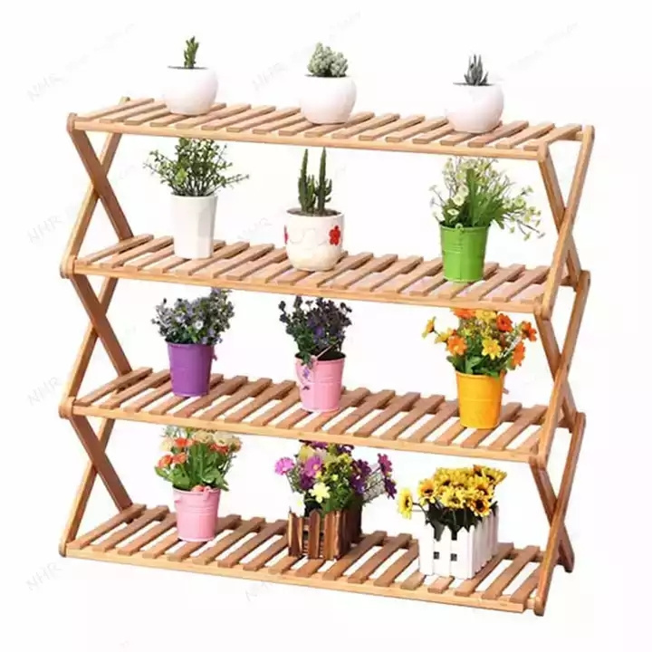 Factory outlet bamboo shoe rack wood wooden shoe rack shoe storage for home