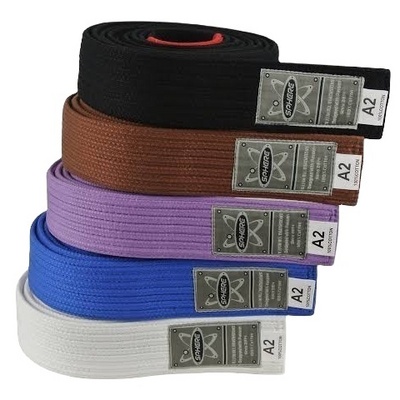 CUSTOMIZED PEARL WEAVE JIU JITSU BELT / CUSTOM DESIGN EMBROIDERY AND LABELS BJJ BELTS