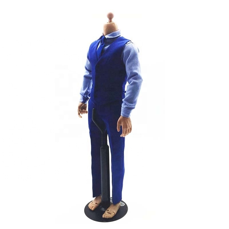 Custom Articulated 6'' ABS Male body Figure , OEM Plastic Doll Action Figures toy , European-Style Suit PVC Action Figure Body