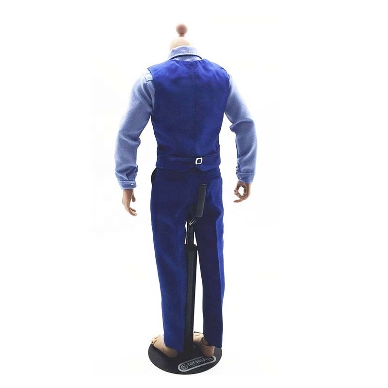 Custom Articulated 6'' ABS Male body Figure , OEM Plastic Doll Action Figures toy , European-Style Suit PVC Action Figure Body