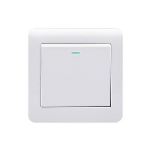 FIKO Hotel wall switch socket panel 86 1 gang more way switch 220V 16A single control button seesaw switch with night light