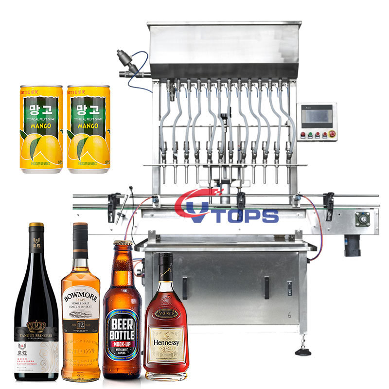 High Quality Automatic Liquid Juice Milk Olive Oil Filling and Packing Bottlling Pure Water Filler Machines