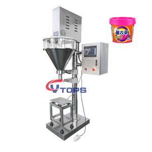 Factory Supply Lime Powder Filling Packaging Machine 3 In 1 Milk Powder Canning Bottling Machine Fine Powder Auger Filler