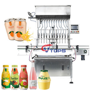 High Quality Automatic Liquid Juice Milk Olive Oil Filling and Packing Bottlling Pure Water Filler Machines