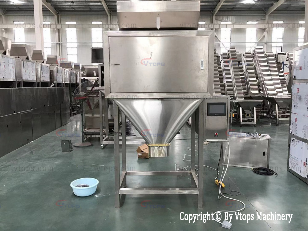 Grain Vibratory Fillers Potato Chips Packing Machines Granular Quantitative Filling Packaging