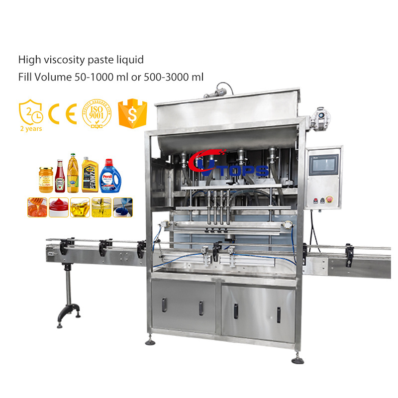 Semi Automatic Liquid Filling Machine viscous Yogurt Blueberry Paste Conveyor Belt Liquid Filling Machine With Servo Pump