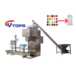 Lotus Root Powder Weighing Dosing Bagging Machine Spice Filler Dispensing Sealer Machine Commercial Sachet Powder Bagger