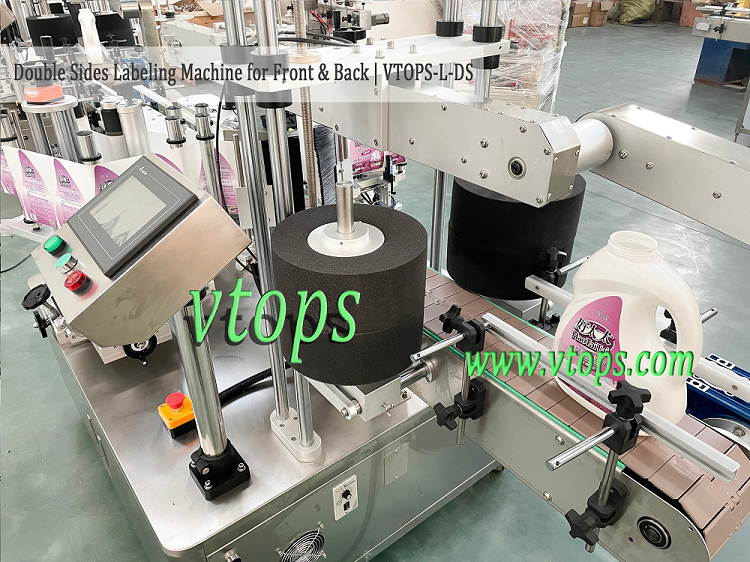 Automatic Round Bottle Label Removing Sticking Machine Plastic Bottle Vial Label Applicator Coding Machine