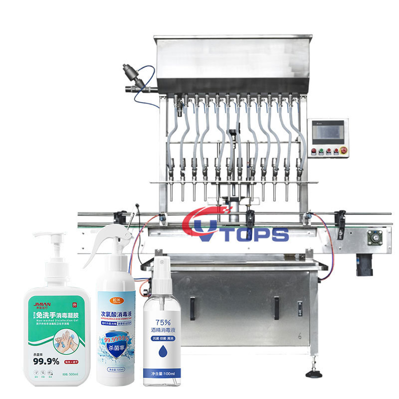 High Quality Automatic Liquid Juice Milk Olive Oil Filling and Packing Bottlling Pure Water Filler Machines