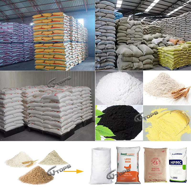 5kg 10kg 25kg 50kg Detergent Washing Powder Flour Bag Making  Automatic Packaging Machine