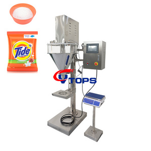 1000g 2000g 3000g Dry Powder Pouch Bottling Filler Machine Salt Dosing Filling Sealer Machine With Feeding Machine