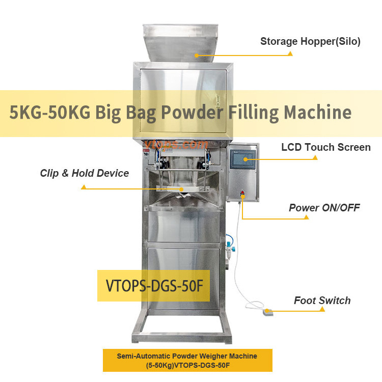 5kg 10kg 25kg 50kg Detergent Washing Powder Flour Bag Making  Automatic Packaging Machine