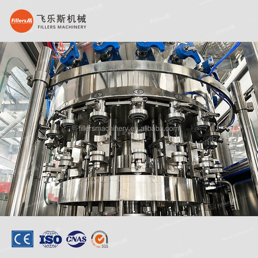 High Efficient Factory Supply 1500~16000BPH Carbonated Drinking Can Beverage Filling Machine for Sale