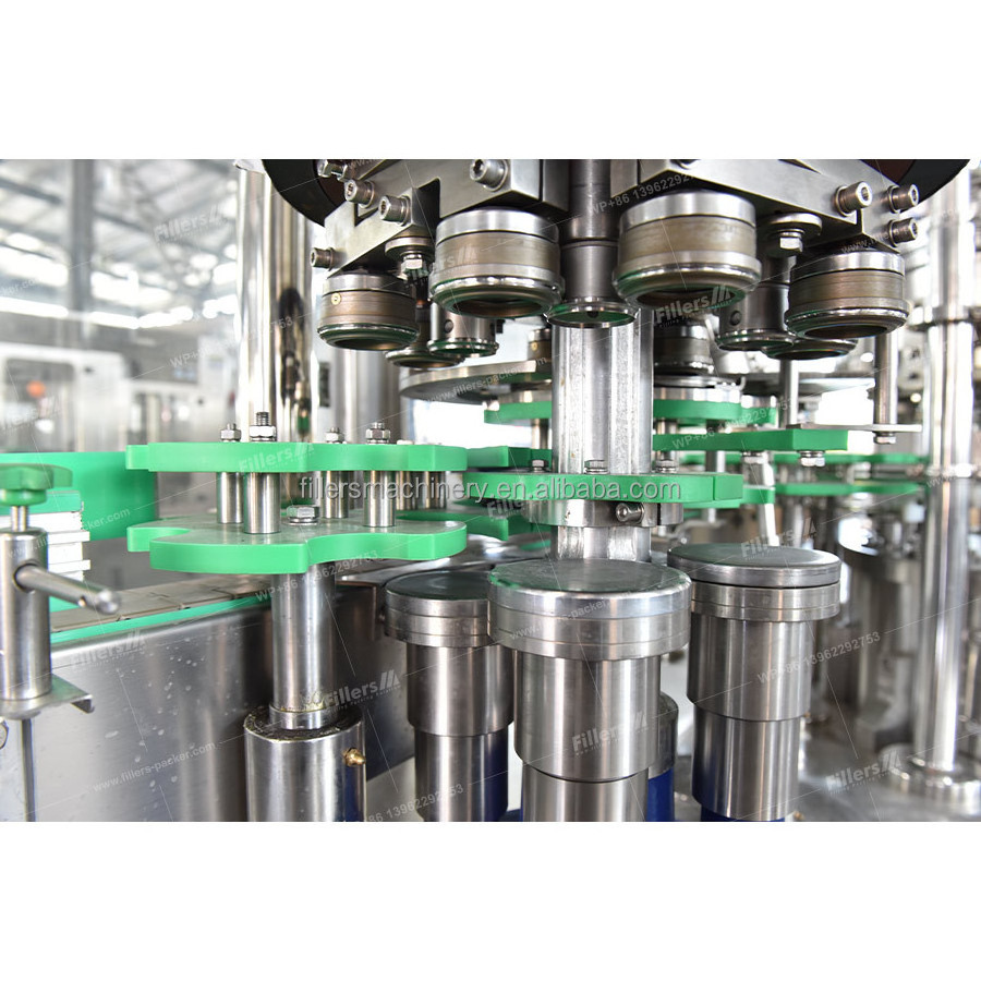 Low Price Stainless Steel Aluminum can Isobaric filling Seaming machine for carbonated beverage Soft Drink Beer