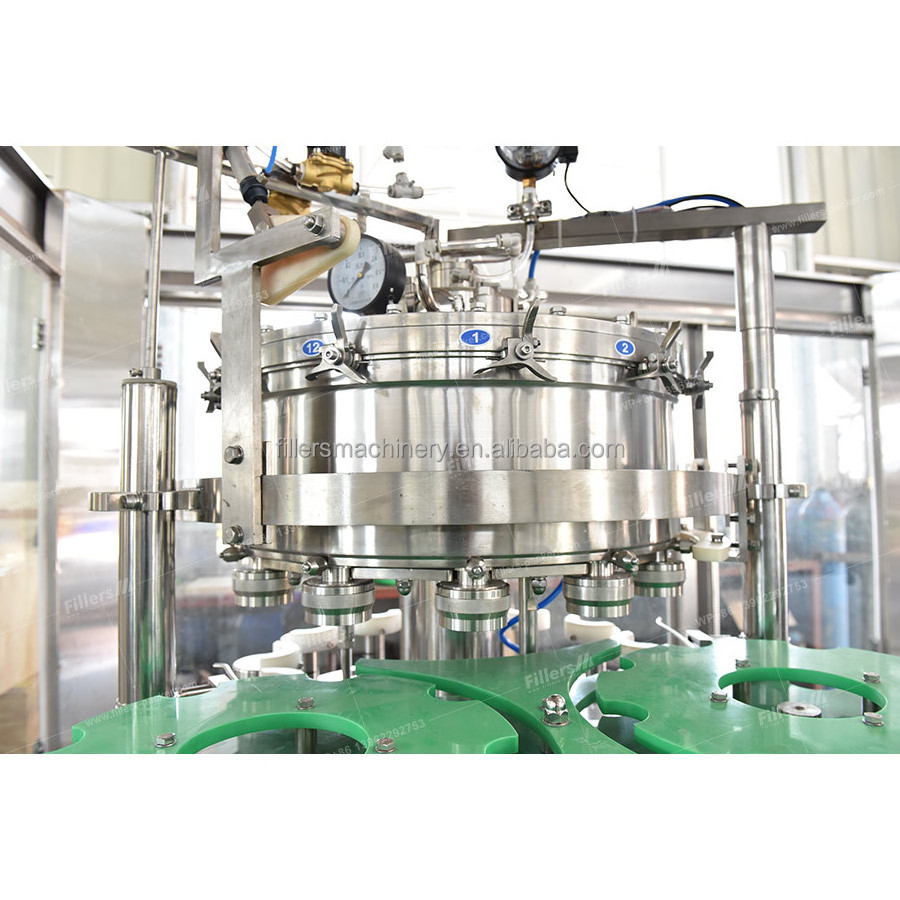 Low Price Stainless Steel Aluminum can Isobaric filling Seaming machine for carbonated beverage Soft Drink Beer