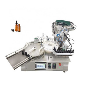 FillinMachine Automatic Filling line for 1oz 50ml essential Oil Dropper Bottle Filling Machine