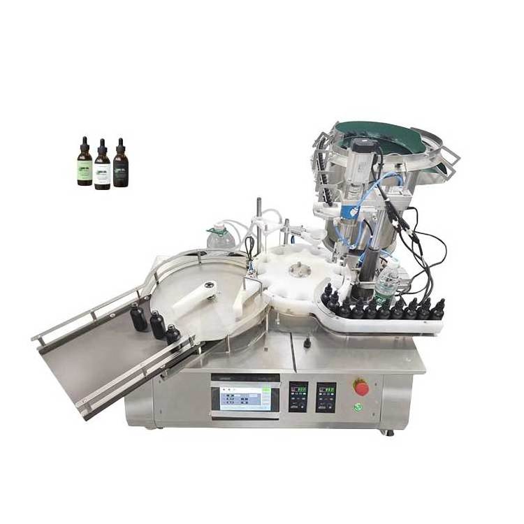 Most popular serum droppers bottle essential oil filling and capping machine for laboratory used