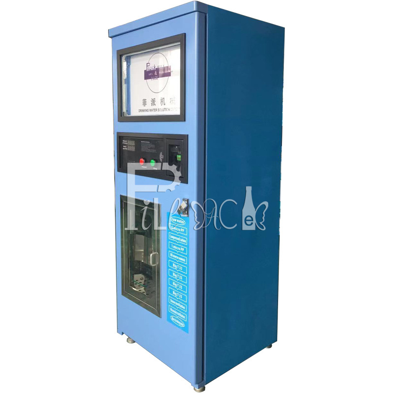 stainless steel coin operated gallon / RO / reverse osmosis / pure / drinking / 24 Hour water dispenser for gallon bottle