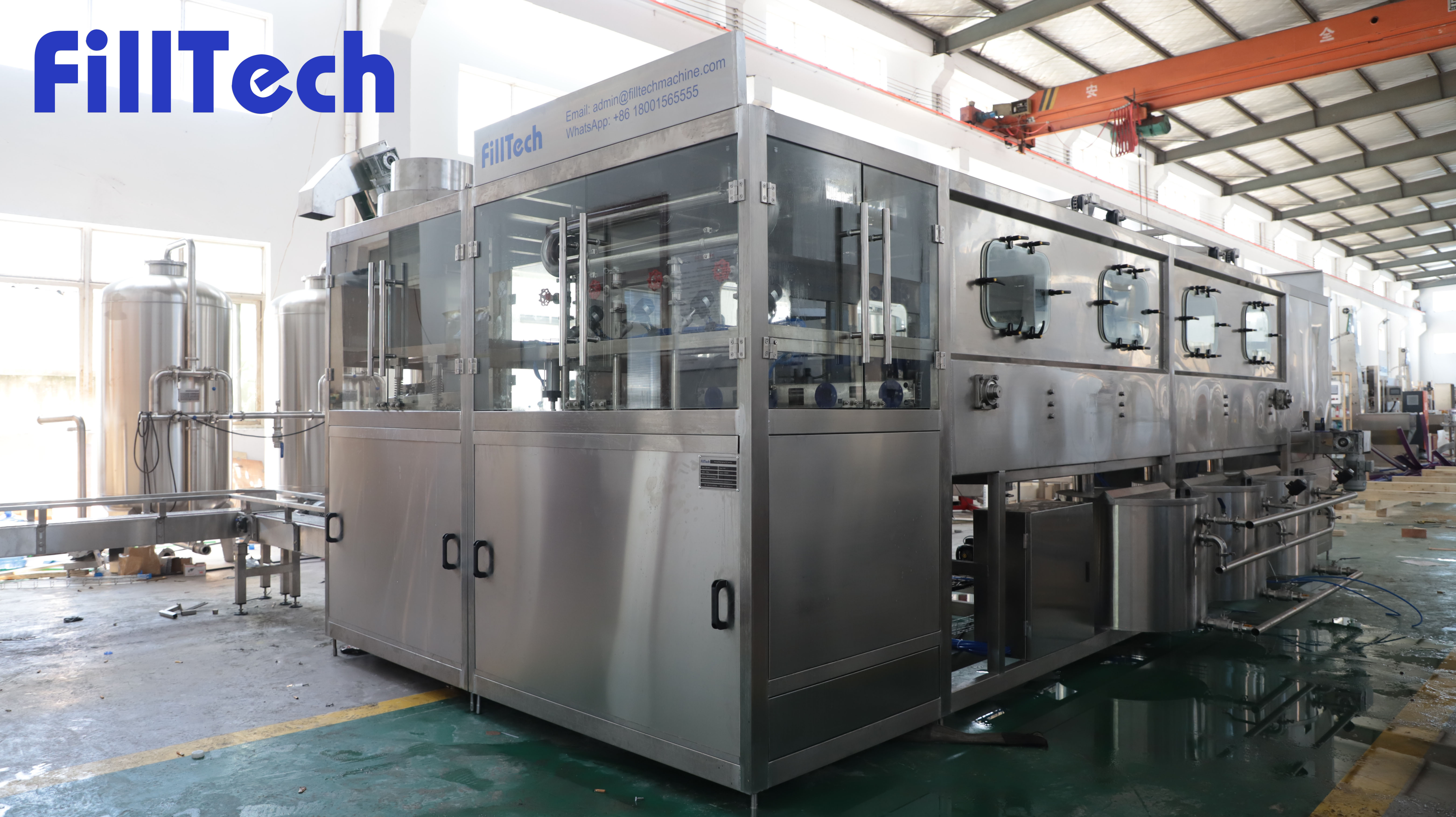 Automatic 5L 10L Bottles 20L Drums Bucket Pure Water Dispenser Gallon Filling Line Liquid Rinsing Filling Sealing Machine